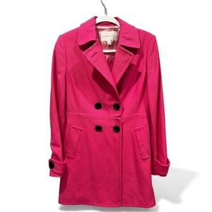 Banana Republic Fuchsia Trench Coat